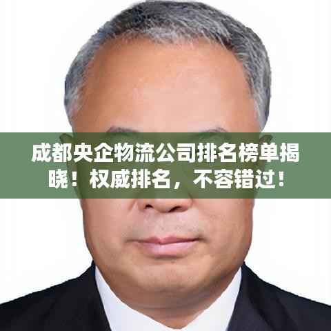 成都央企物流公司排名榜单揭晓!权威排名,不容错过!